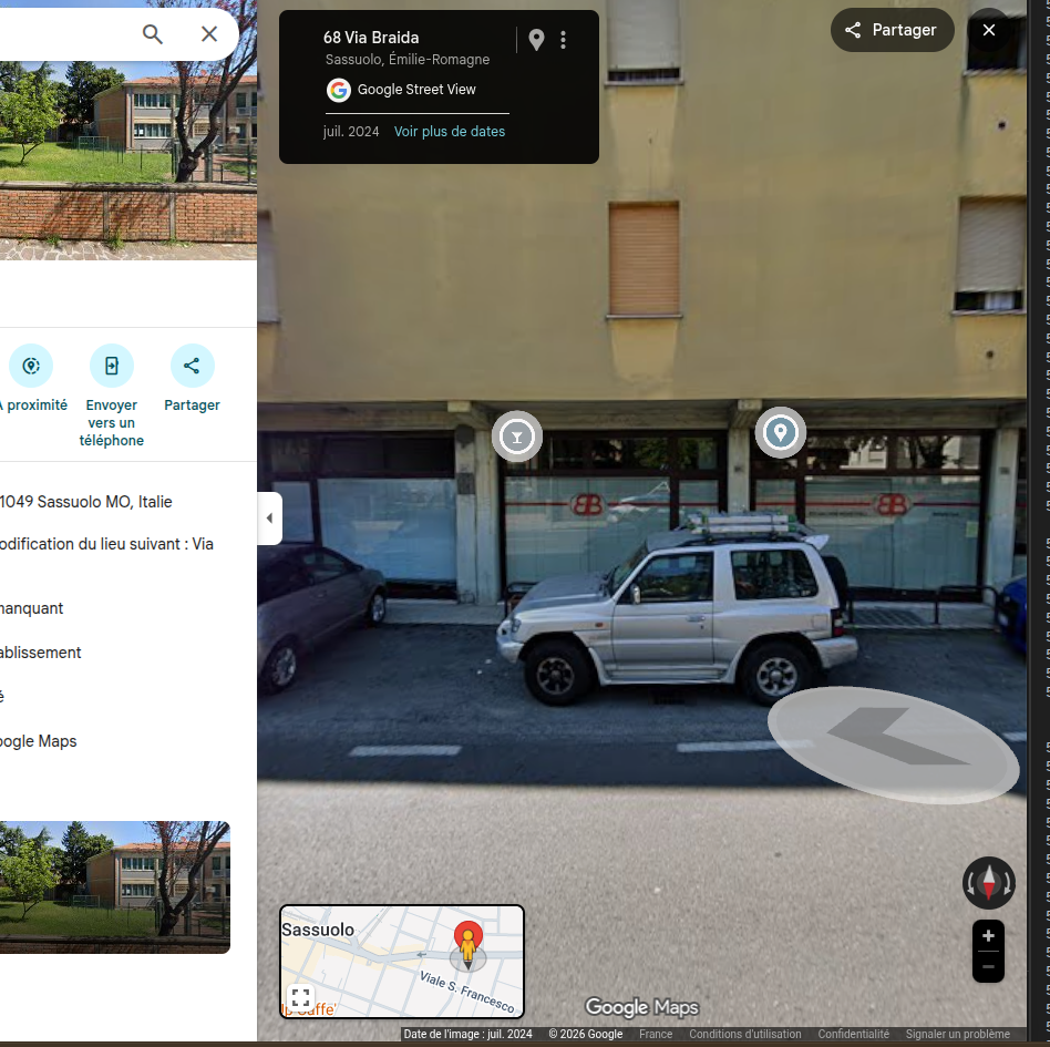 Façade de l’agence OF ⇄ Transfer à Sassuolo, Via Braida 68